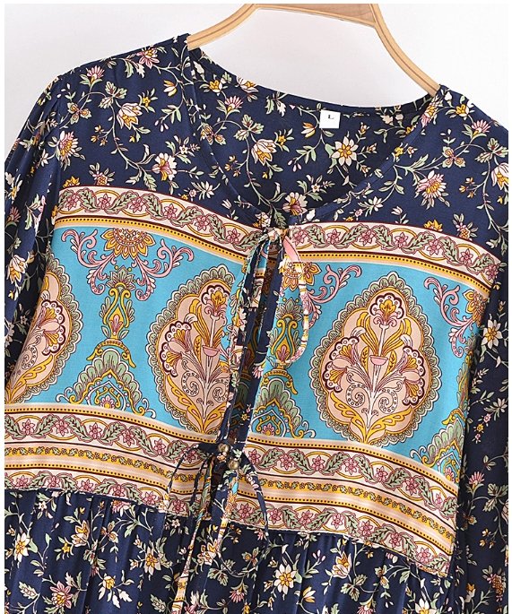 Robe Longue Vintage Année 70 - Louise Vintage