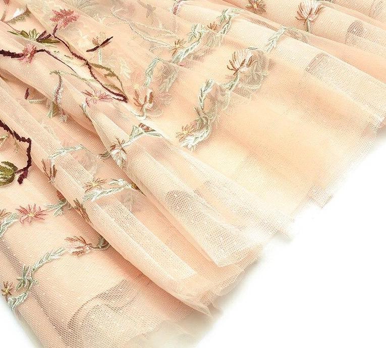 Robe Mi Longue Année 30 40 Rose - Louise Vintage