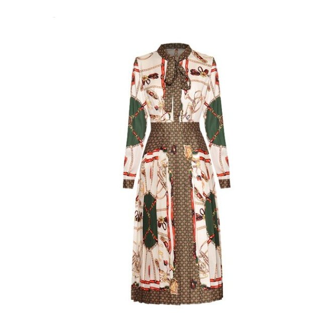 Robe mi Longue Rose Vintage - Louise Vintage