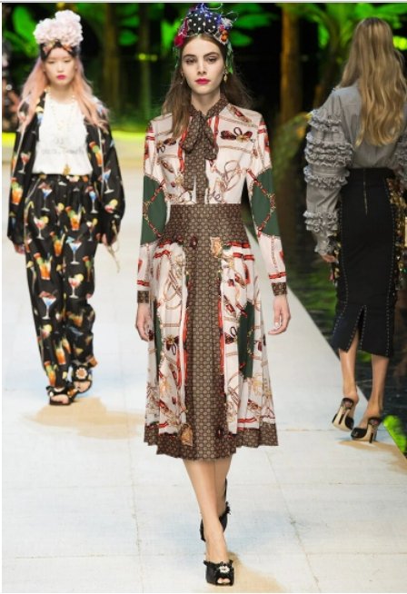 Robe mi Longue Rose Vintage - Louise Vintage