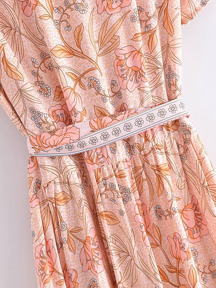 Robe Motif Année 70 - Louise Vintage