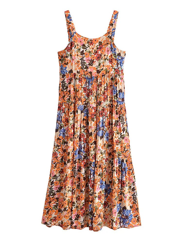 Robe Motifs Année 70 - Louise Vintage