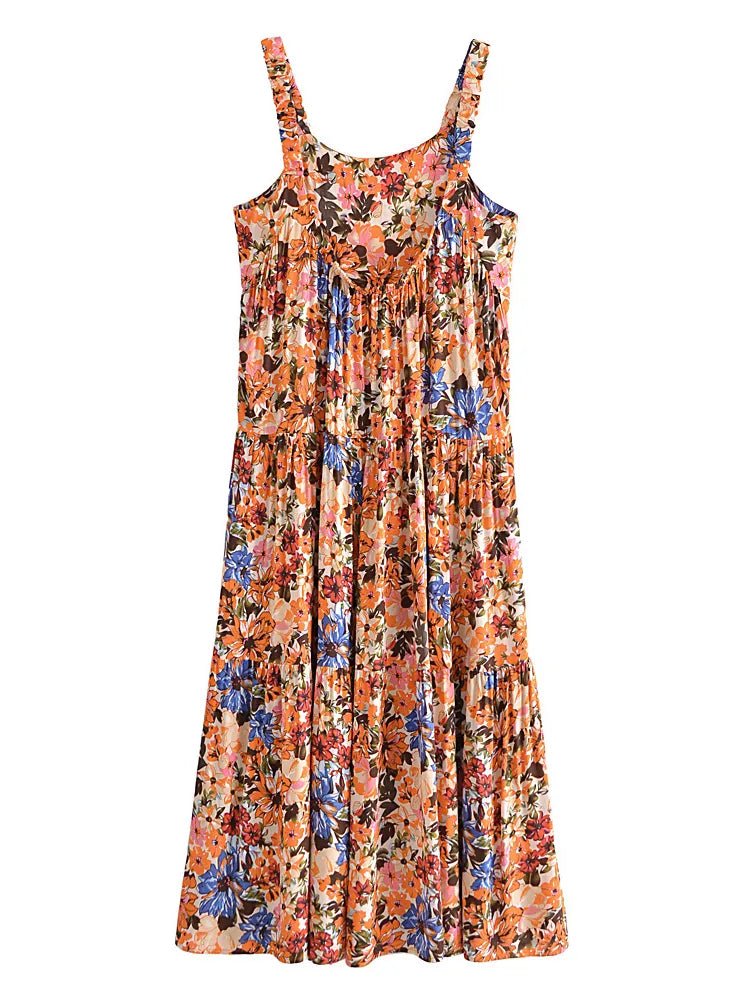 Robe Motifs Année 70 - Louise Vintage