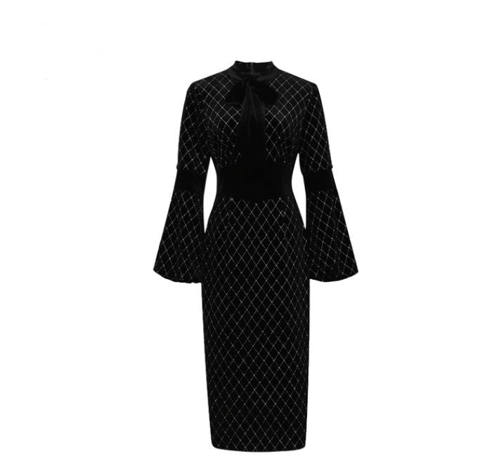 Robe Noir Or Vintage - Louise Vintage