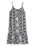 Robe Noire et Blanche Femme Année 70 - Louise Vintage
