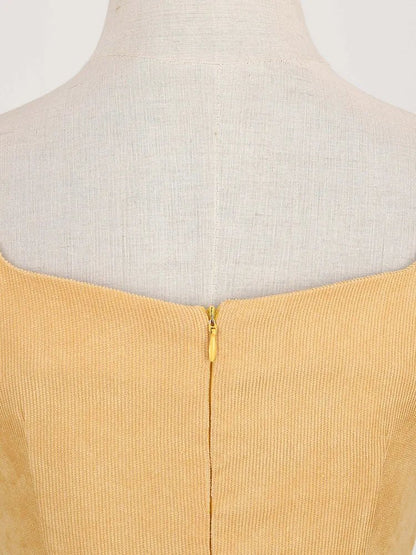 Robe Pin Up Année 50 Jaune - Louise Vintage