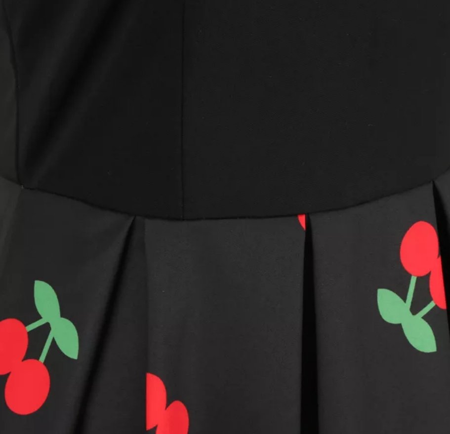 Robe Rétro pas Cher Cerises - Louise Vintage