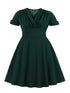 Robe Rockabilly Année 50 Vert - Louise Vintage