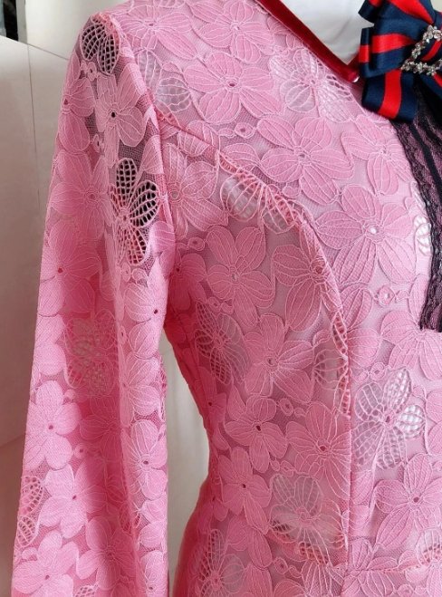 Robe Rose Années 40 - Louise Vintage