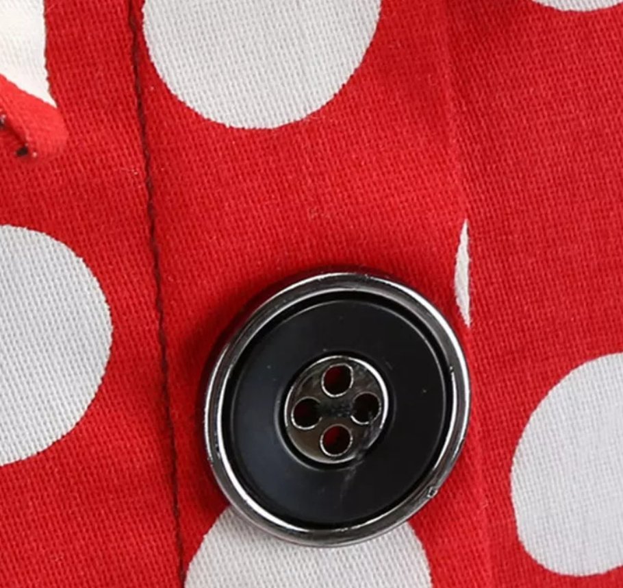 Robe Rouge Année 50 - Louise Vintage
