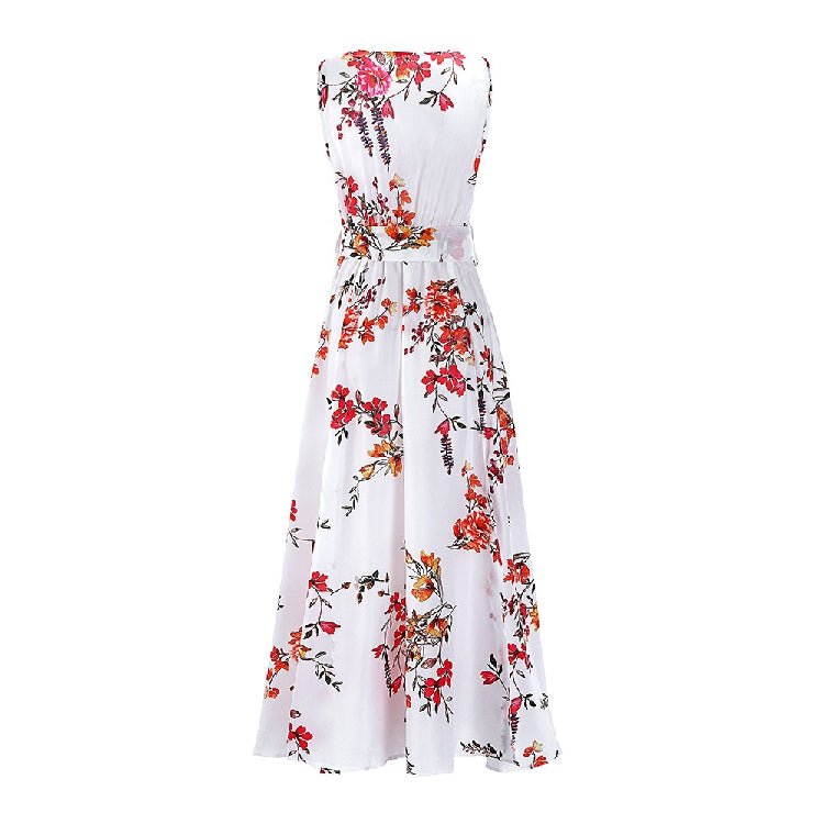 Robe Rouge et Blanche Années 70 - Louise Vintage
