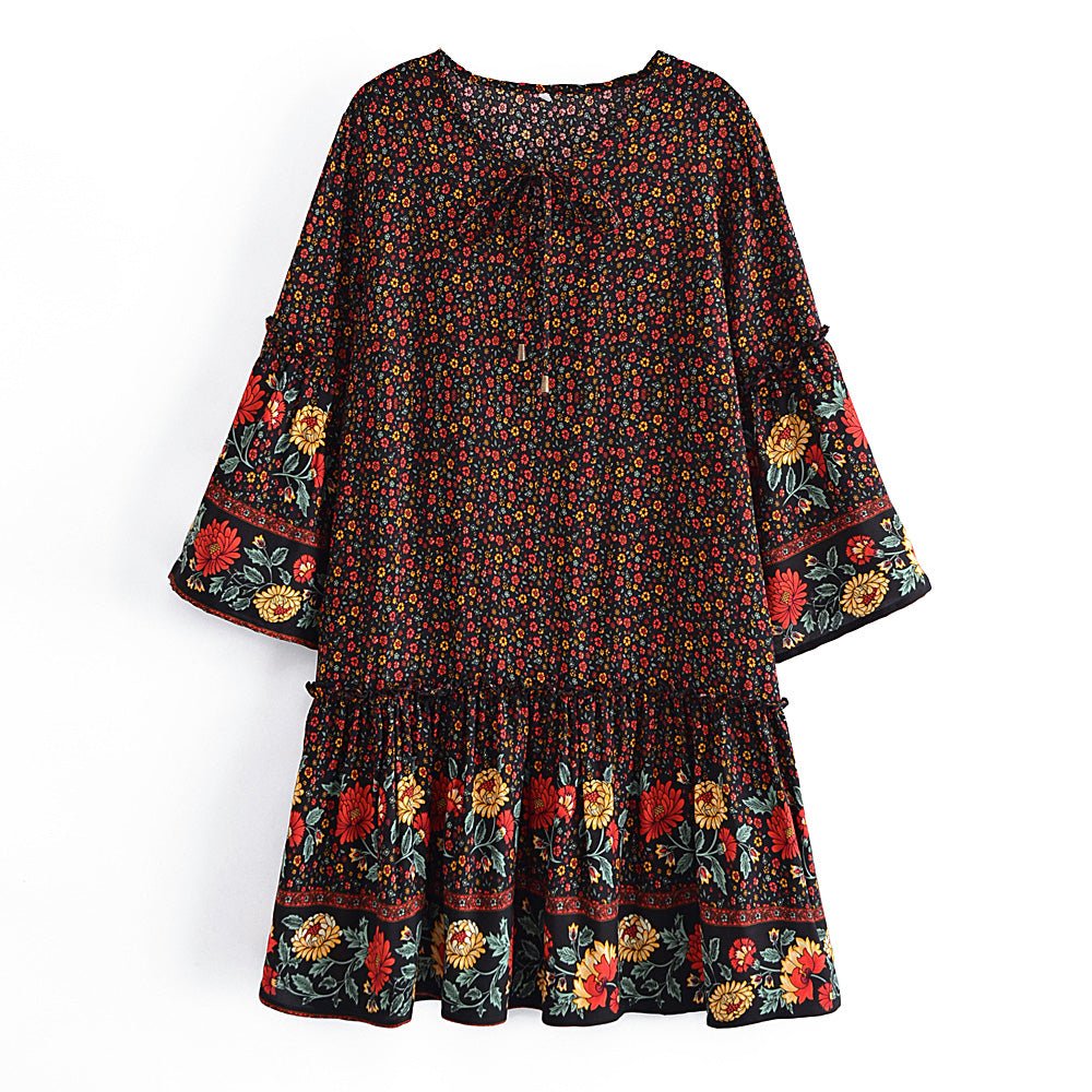 Robe Seventies Colorée - Louise Vintage