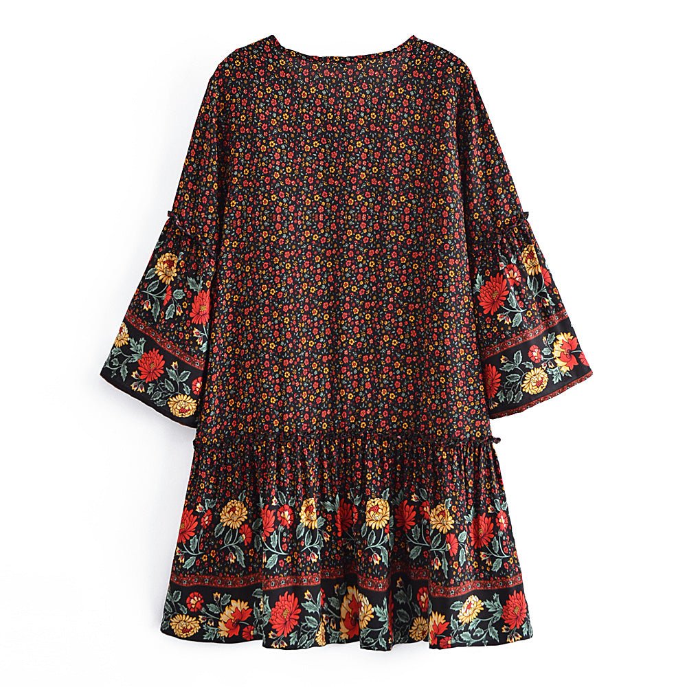 Robe Seventies Colorée - Louise Vintage