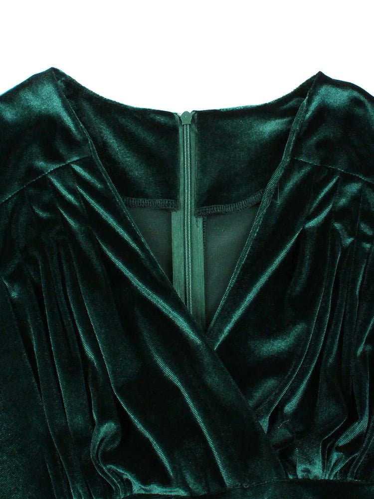 Robe Soirée Années 50 Velours - Louise Vintage