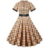 Robe Style Année 50 Jaune - Louise Vintage