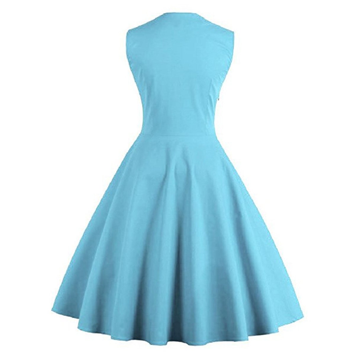 Robe Style Année 60 Femme Bleu Ciel - Louise Vintage