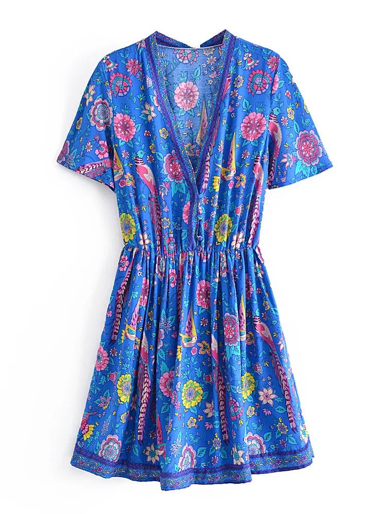 Robe Style Année 70 Nature - Louise Vintage