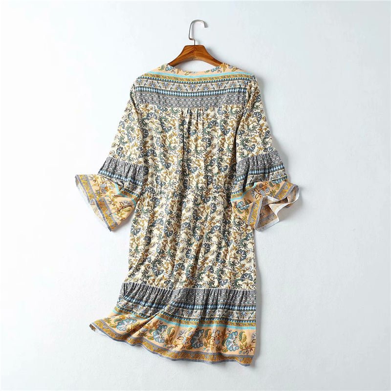 Robe Style Année 70 Tropicale - Louise Vintage