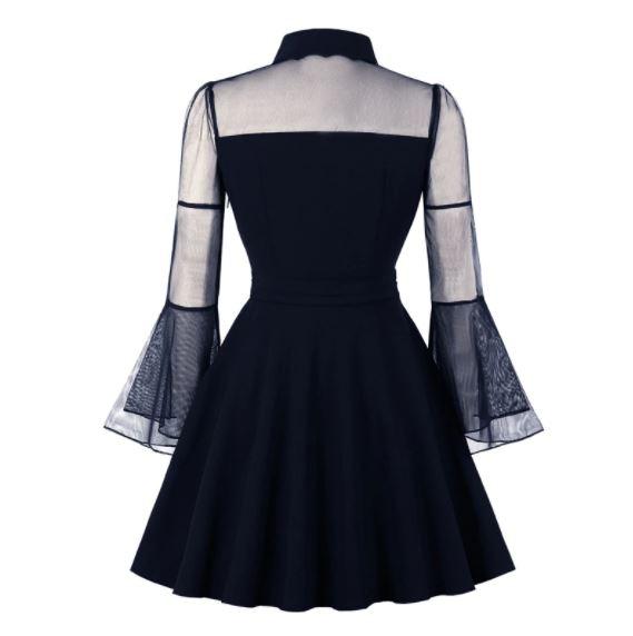 Robe Style Années 50 Grande Taille Marine - Louise Vintage