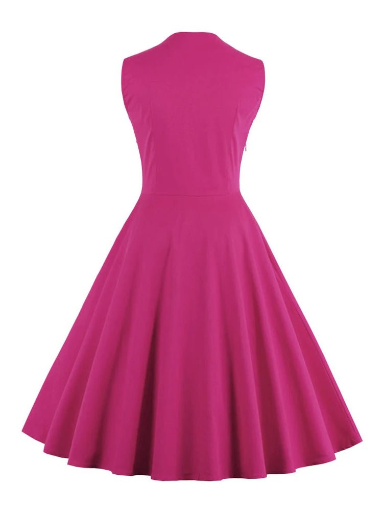 Robe Style Vintage Grande Taille Fleurs - Louise Vintage