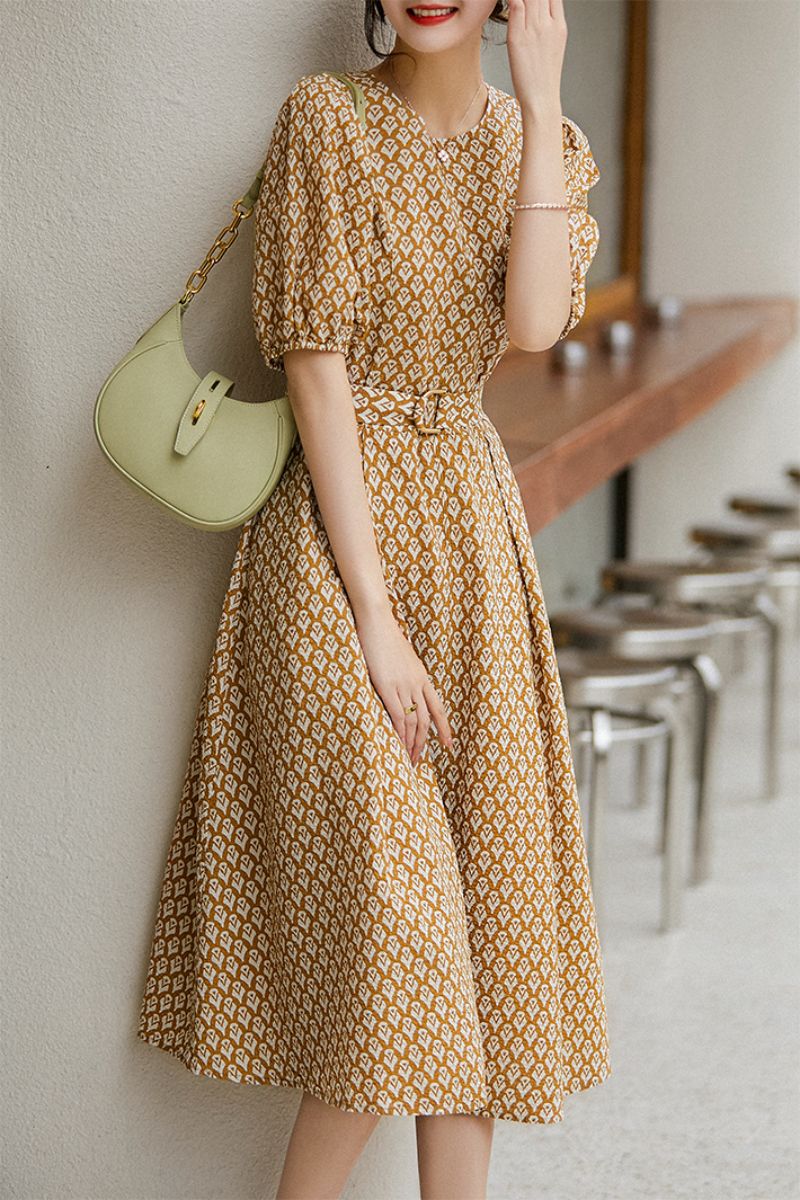 Robe Trapèze Années 70 - Louise Vintage