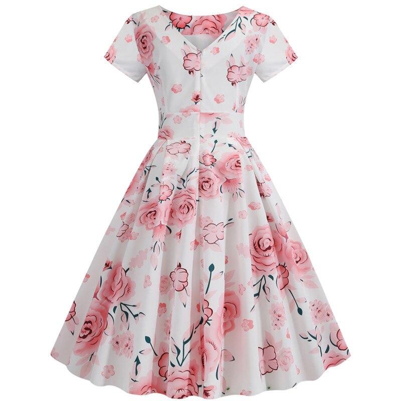 Robe Tunique Vintage Rose - Louise Vintage