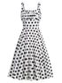 Robe Type Année 50 Blanche - Louise Vintage