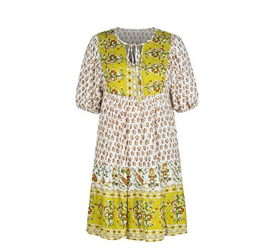 Robe Verte des Années 70 - Louise Vintage