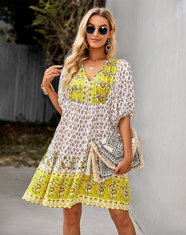 Robe Verte des Années 70 - Louise Vintage