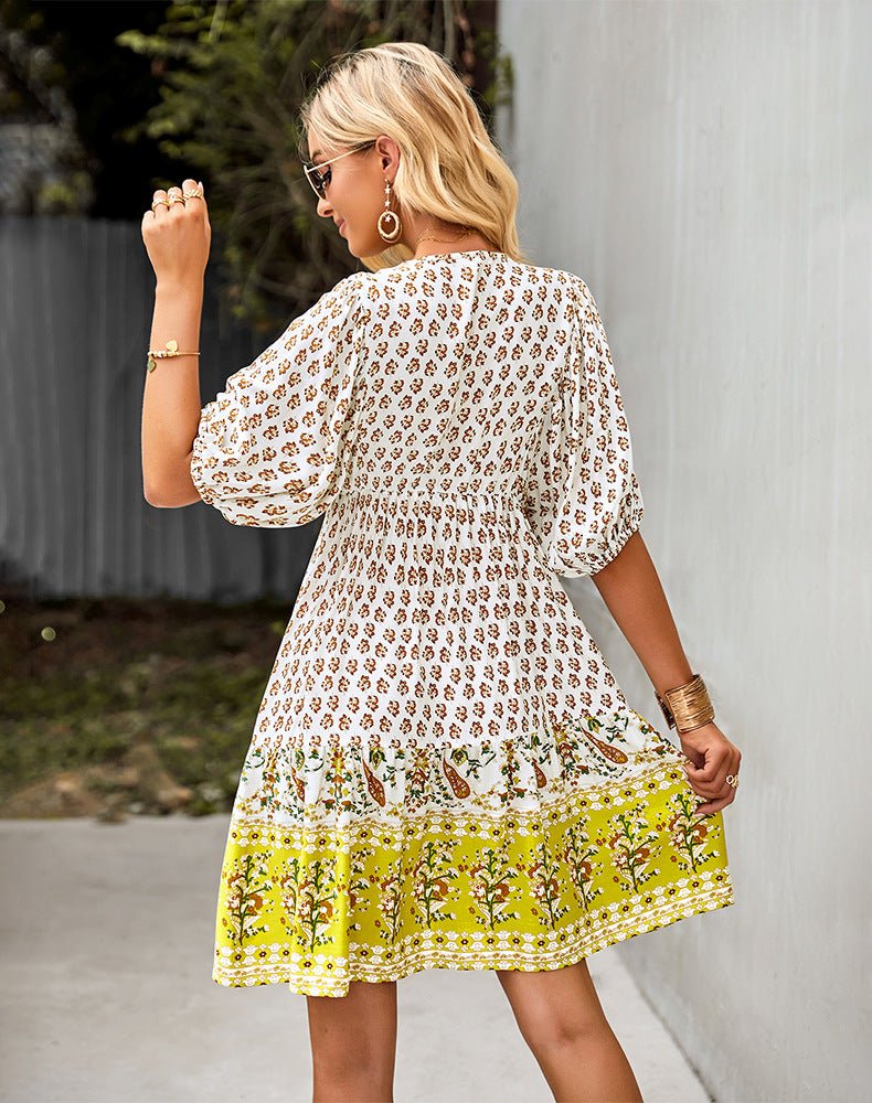 Robe Verte des Années 70 - Louise Vintage