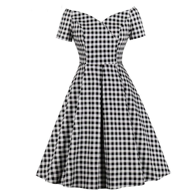 Robe Vichy Année 50 - Louise Vintage