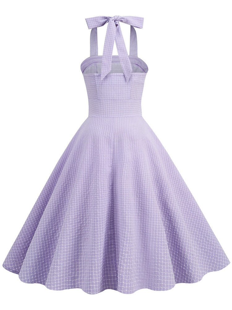 Robe Vintage 1950 Violet - Louise Vintage