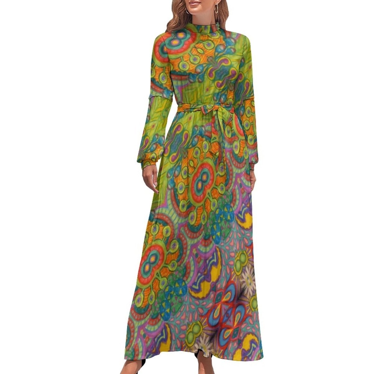 Robe Vintage 1970 Fleurs - Louise Vintage
