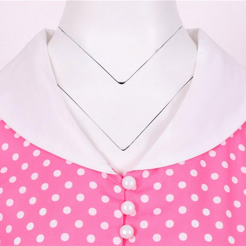Robe Vintage 50s Rose Pois - Louise Vintage