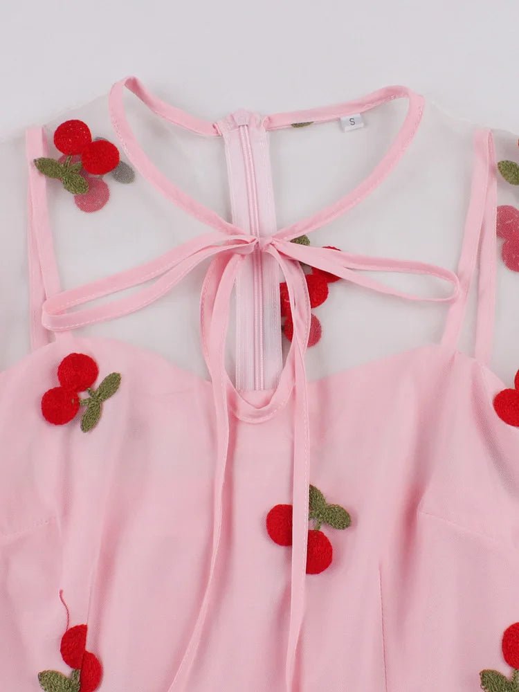 Robe Vintage 60s Cerises - Louise Vintage