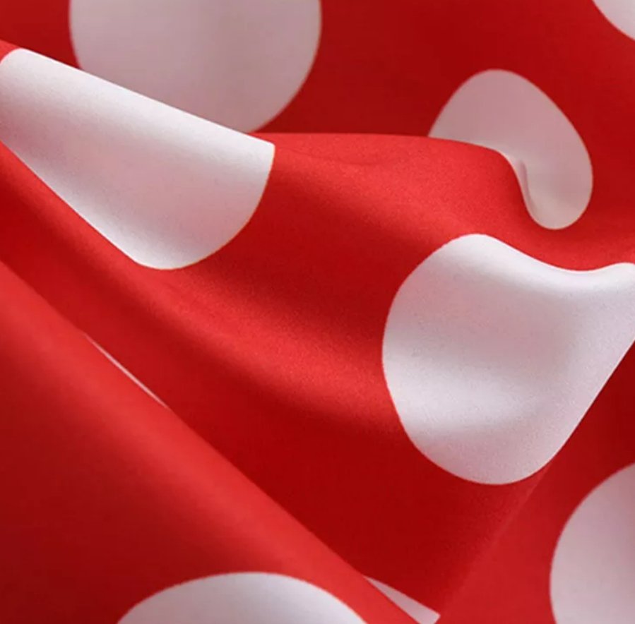 Robe Vintage Anglaise Rouge - Louise Vintage