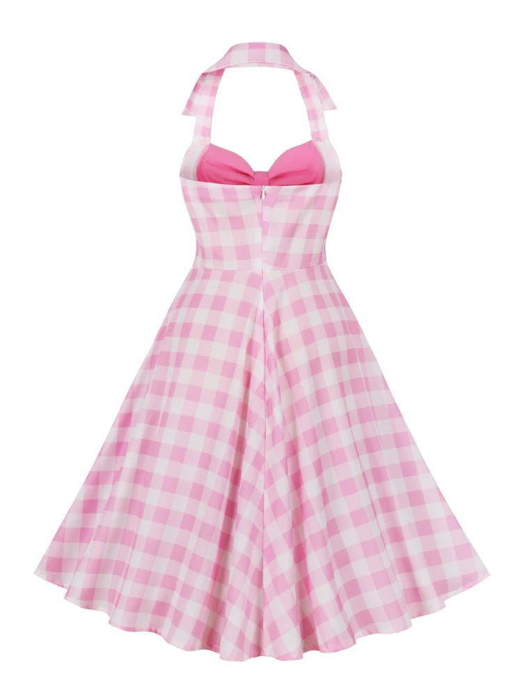 Robe Vintage Année 50 Rose - Louise Vintage