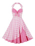 Robe Vintage Année 50 Rose - Louise Vintage