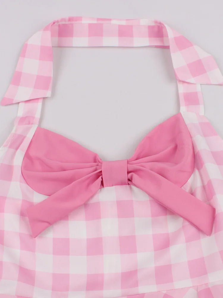Robe Vintage Année 50 Rose - Louise Vintage
