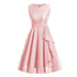 Robe Vintage Année 50 Soir Rose - Louise Vintage