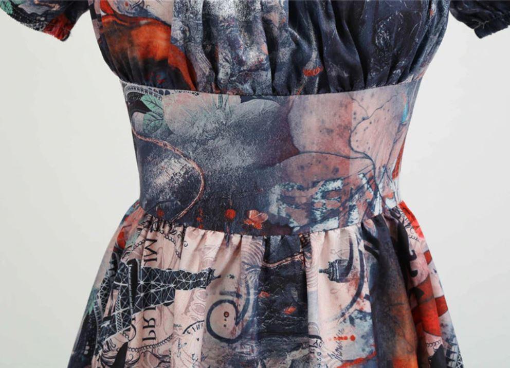 Robe Vintage Année 60 Art - Louise Vintage