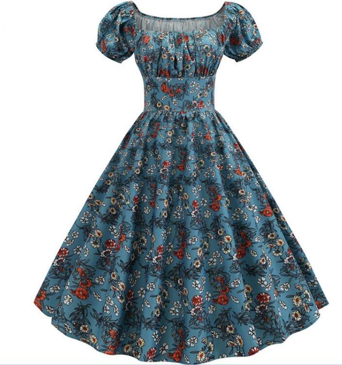 Robe Vintage Année 60 fleurette - Louise Vintage