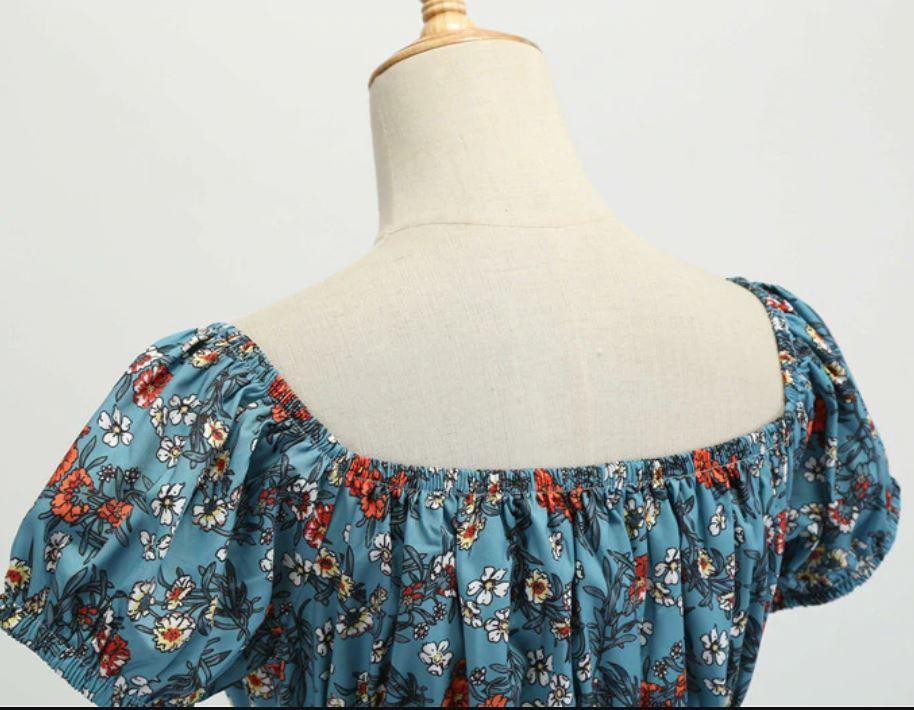 Robe Vintage Année 60 fleurette - Louise Vintage