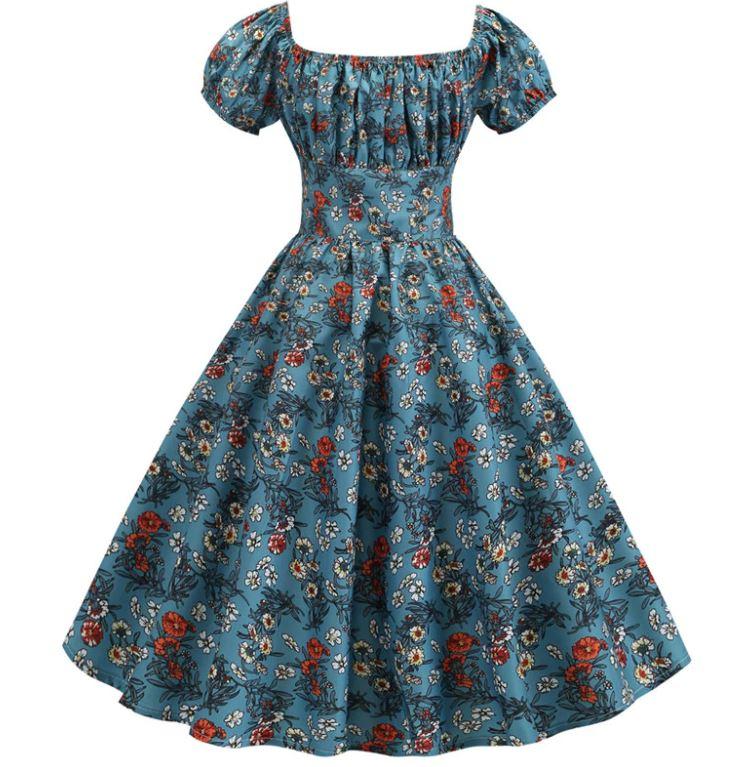 Robe Vintage Année 60 fleurette - Louise Vintage
