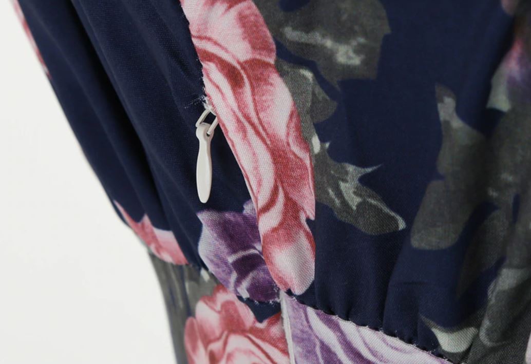 Robe Vintage Année 60 Roses - Louise Vintage