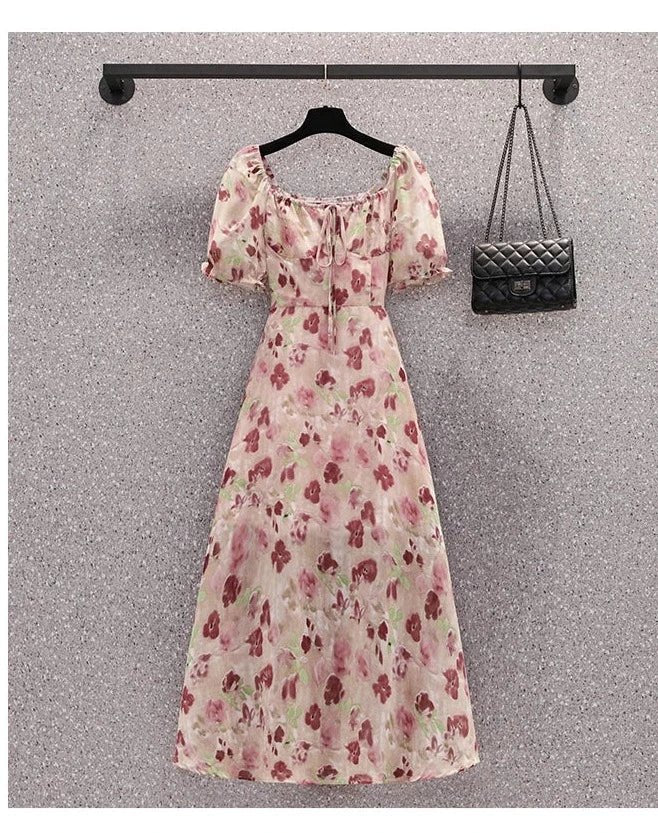 Robe Vintage Années 40 Fleurie - Louise Vintage