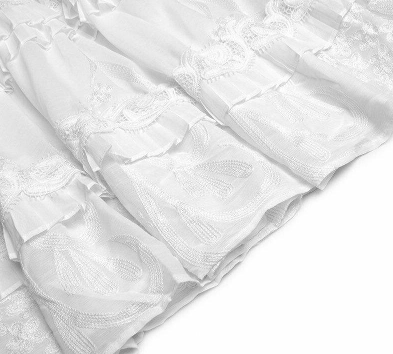 Robe Vintage Années 40 Lanterne Blanche - Louise Vintage