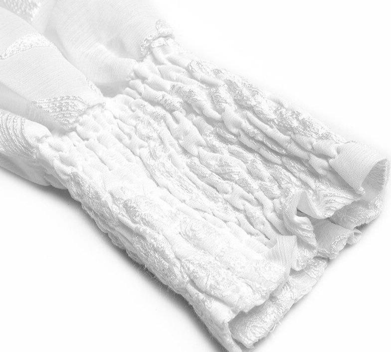 Robe Vintage Années 40 Lanterne Blanche - Louise Vintage