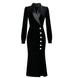 Robe Vintage Années 40 Noire Automne - Louise Vintage