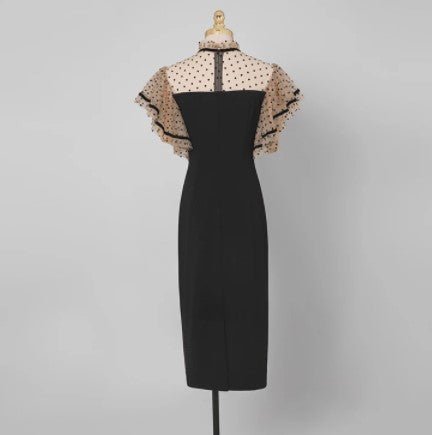Robe Vintage Années 40 Noire Taille Haute - Louise Vintage